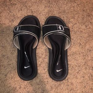 NIKE memory foam slides